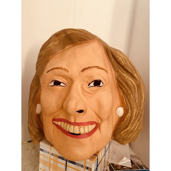 Hilary Clinton Adult Halloween Dress Up Political Costume Mask, One Size - Picture 3 of 14